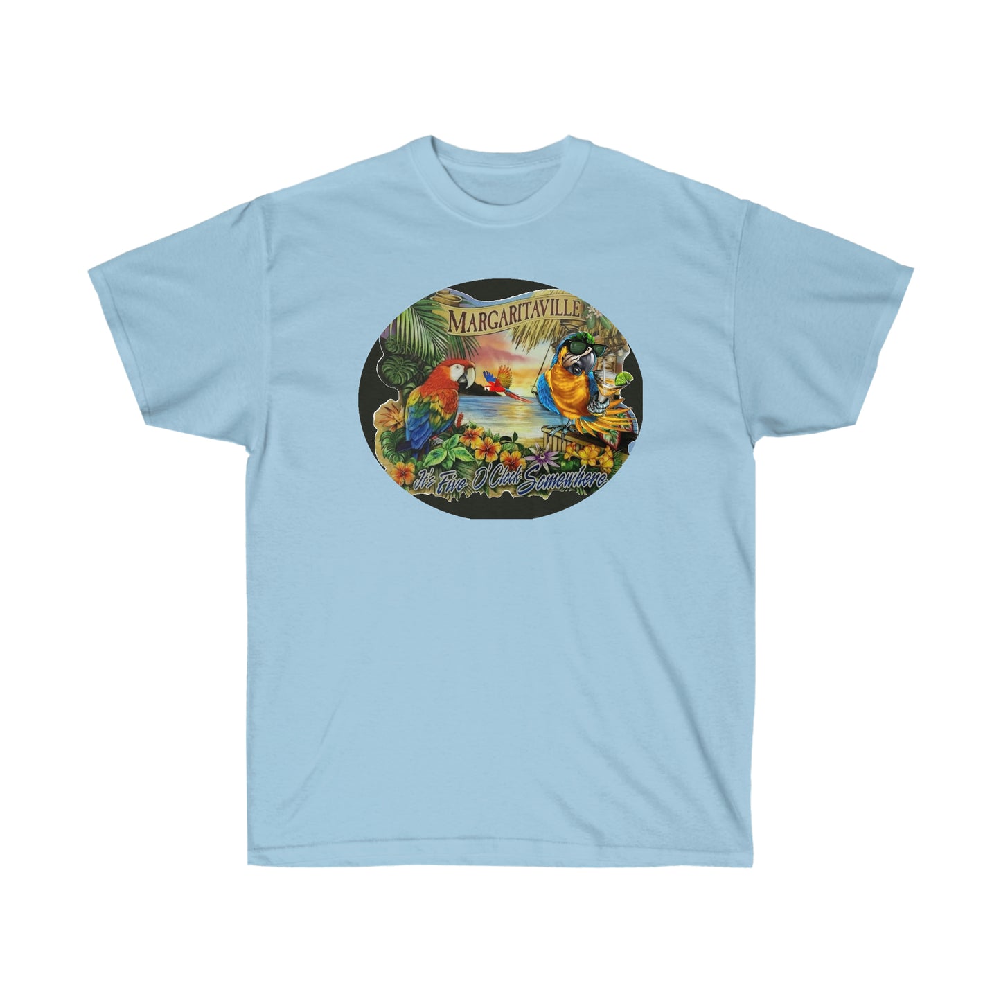 It's 5 O'clock Somewhere Margaritaville Unisex Ultra Cotton Tee Shirt