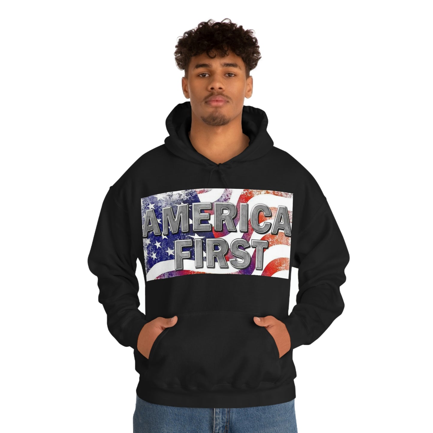 America First Unisex Heavy Blend™ Hooded Sweatshirt
