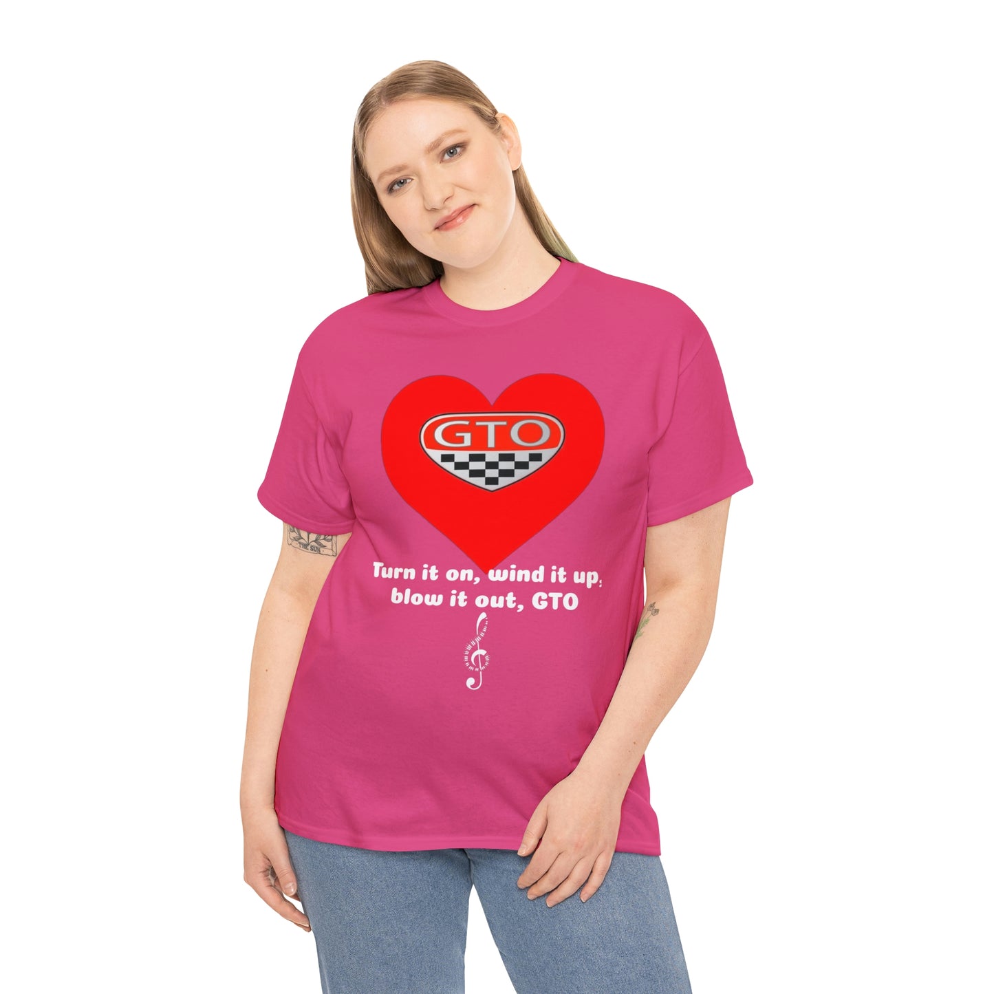 Turn It On, WInd It Up, Blow It Out GTO Unisex Heavy Cotton Tee
