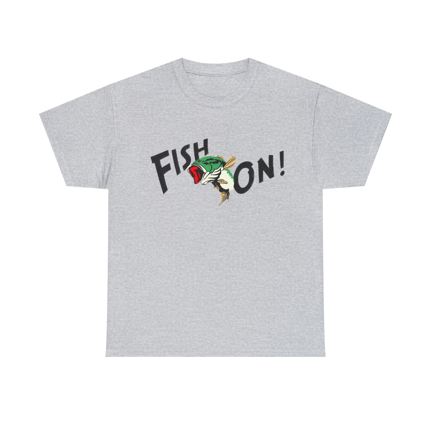 Fish On Fisherman's Unisex Heavy Cotton Tee