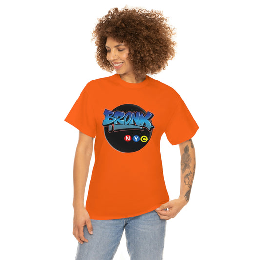 The Bronx Unisex Heavy Cotton Tee Female Model