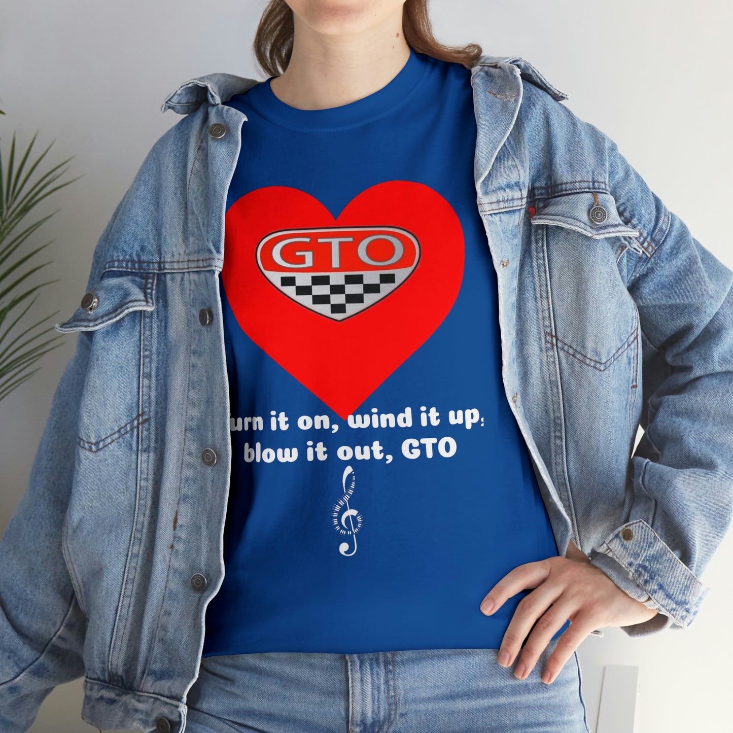 Turn It On, WInd It Up, Blow It Out GTO Unisex Heavy Cotton Tee