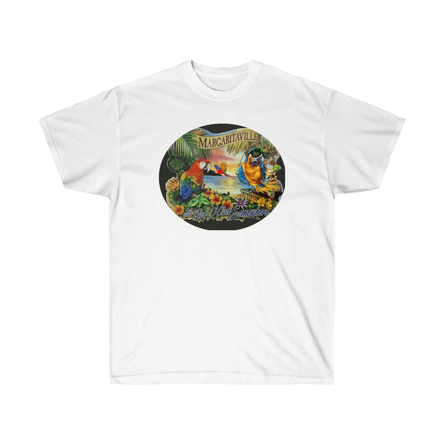 It's 5 O'clock Somewhere Margaritaville Unisex Ultra Cotton Tee Shirt