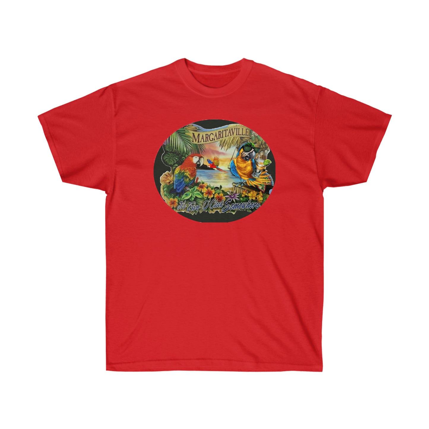 It's 5 O'clock Somewhere Margaritaville Unisex Ultra Cotton Tee Shirt