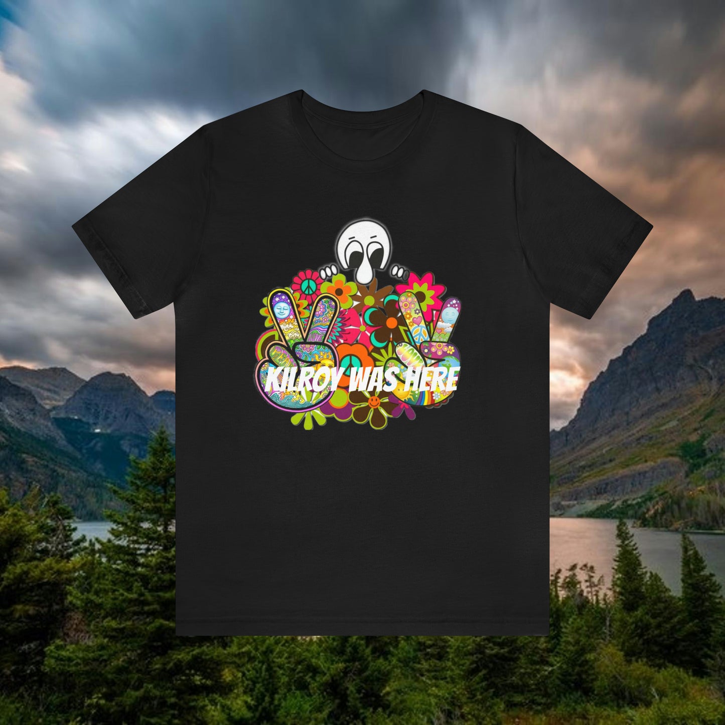 Kilroy Was Here Unisex Jersey Short Sleeve Tee Shirt