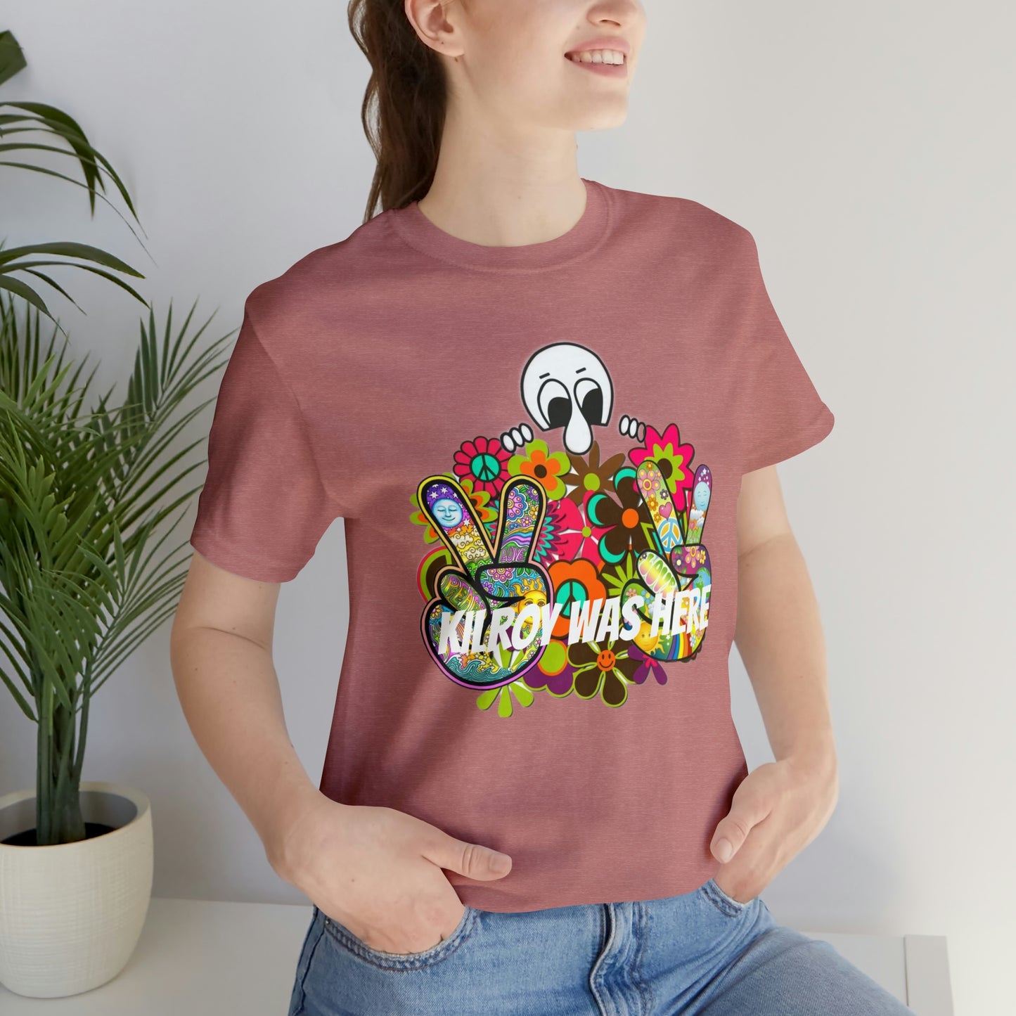 Kilroy Was Here Unisex Jersey Short Sleeve Tee Shirt