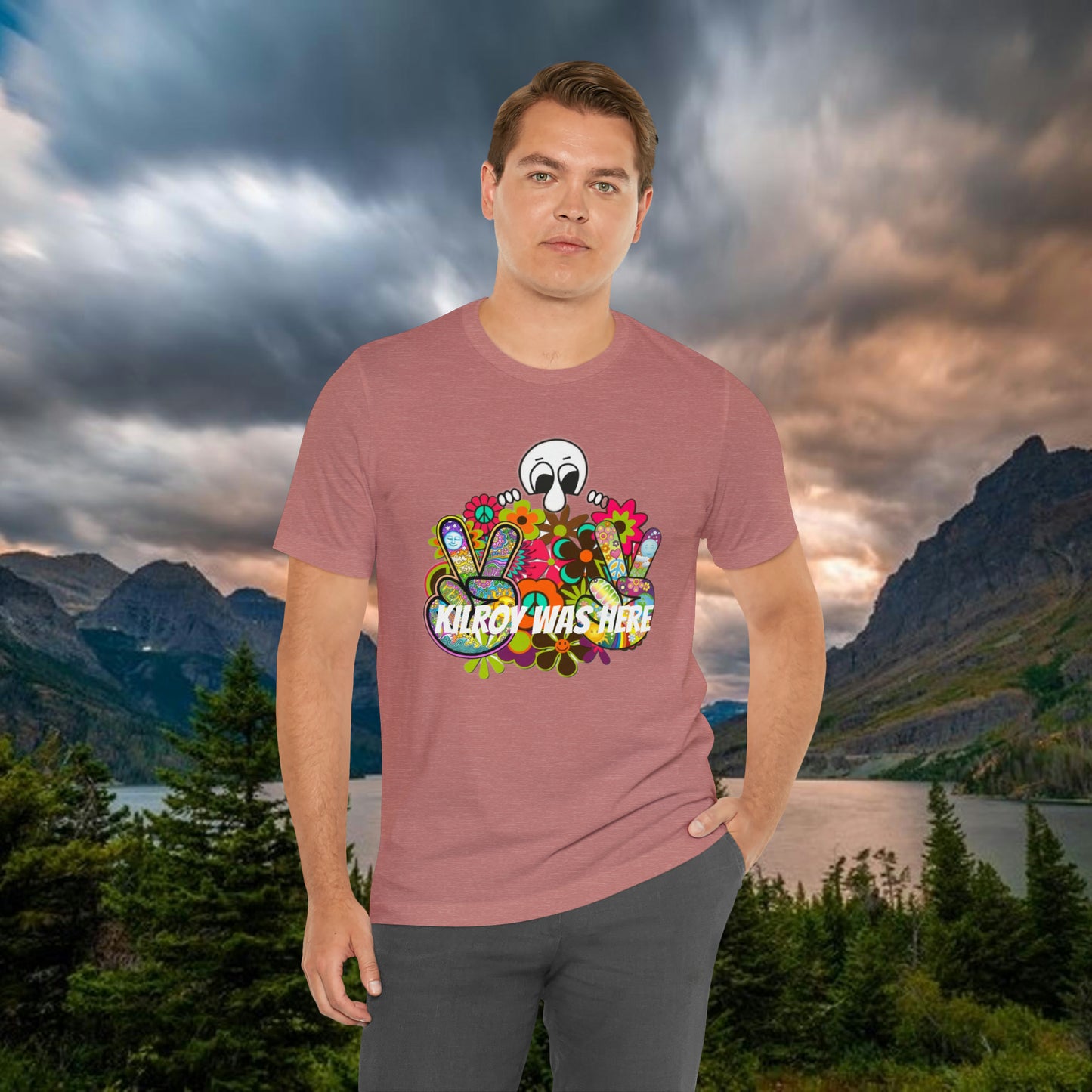 Kilroy Was Here Unisex Jersey Short Sleeve Tee Shirt