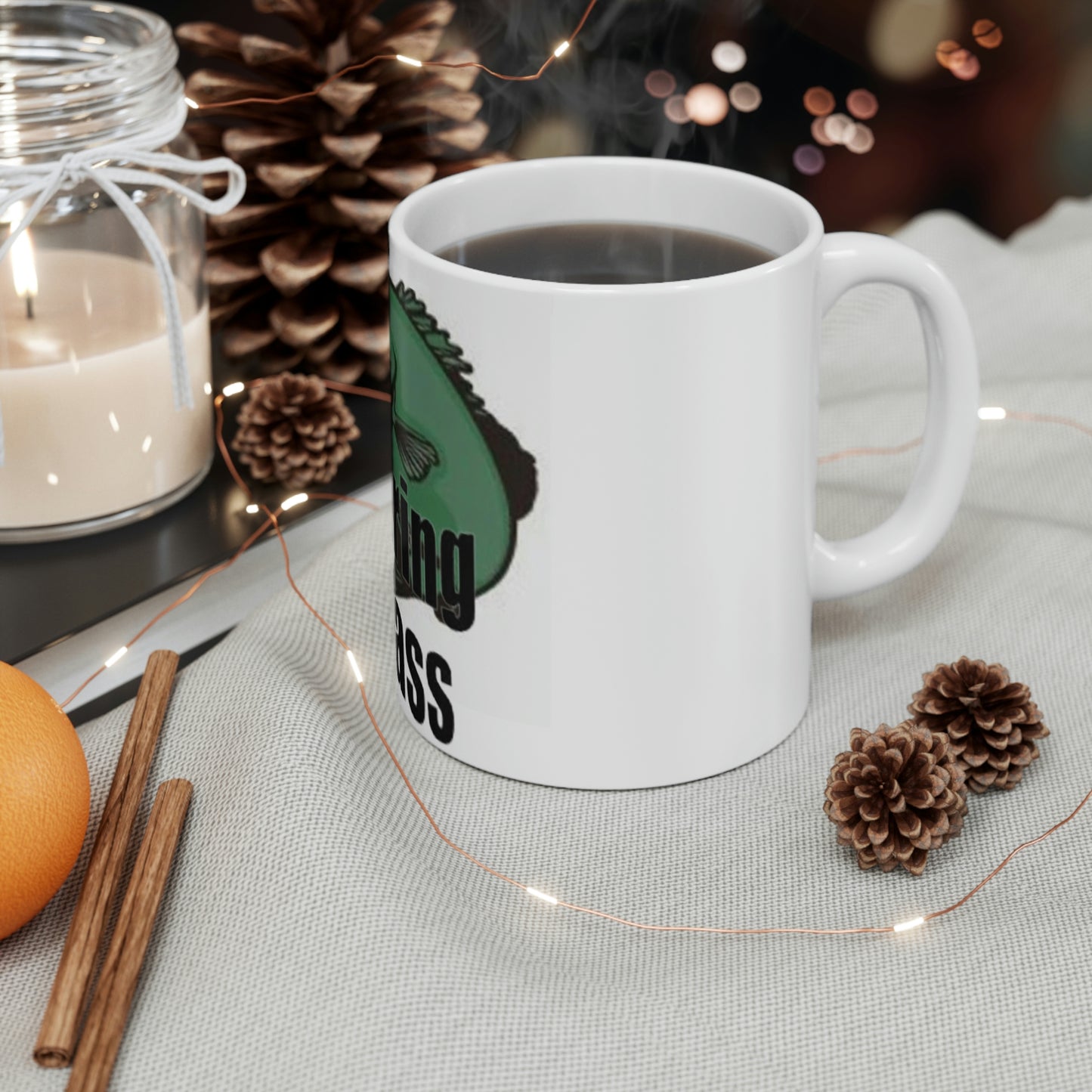 Stop Staring At My Bass Ceramic Mug 11oz