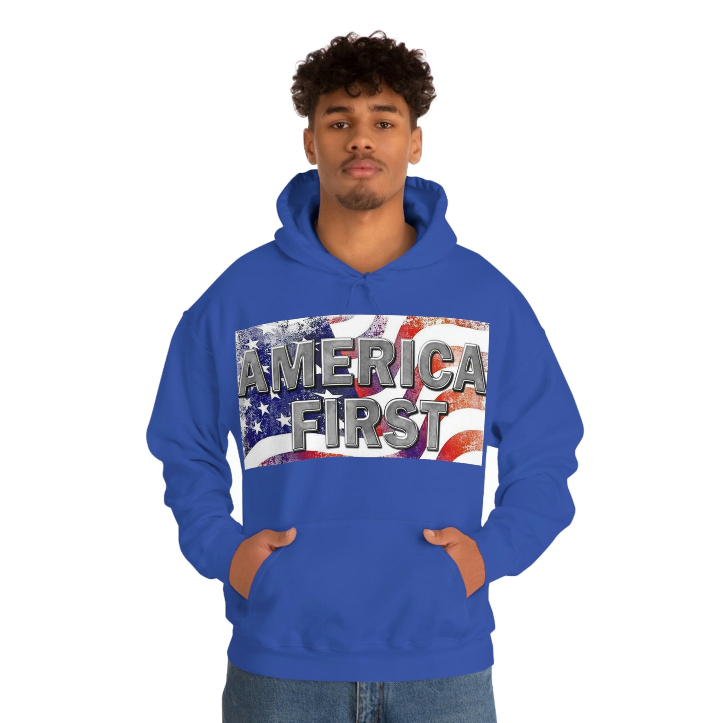 America First Unisex Heavy Blend™ Hooded Sweatshirt