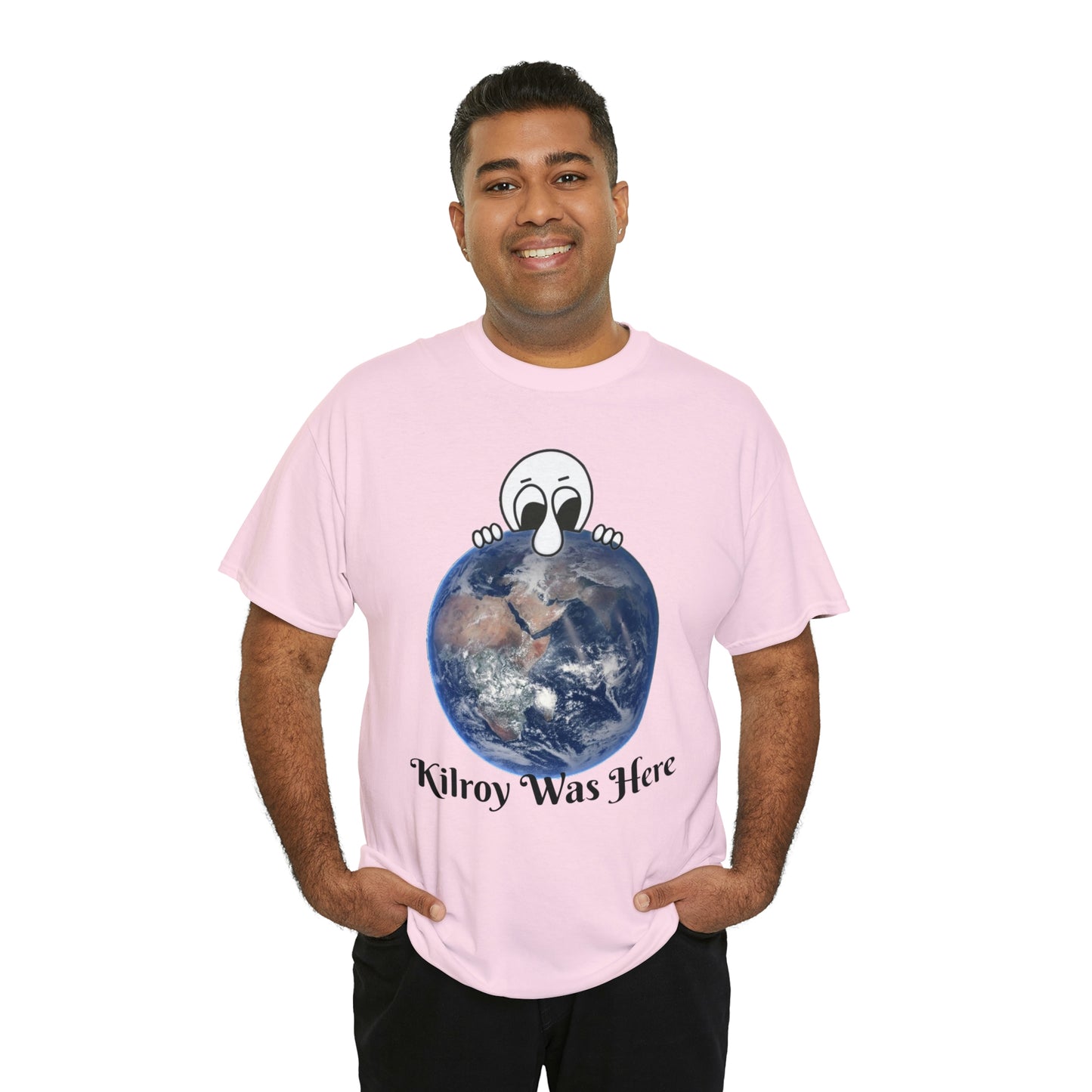 Kilroy Was Here Unisex Heavy Cotton Tee