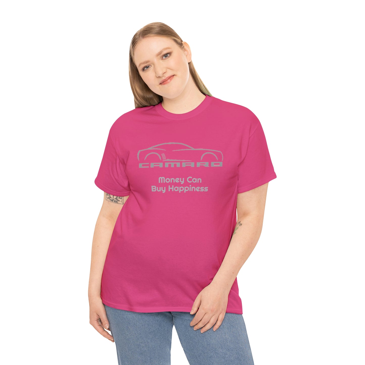 Camaro Money Can Buy Happiness Unisex Heavy Cotton Tee