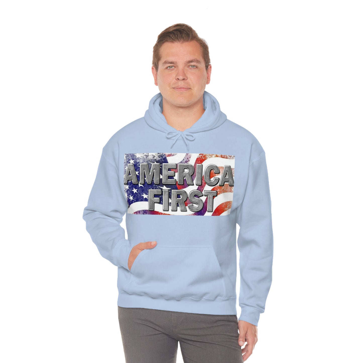 America First Unisex Heavy Blend™ Hooded Sweatshirt