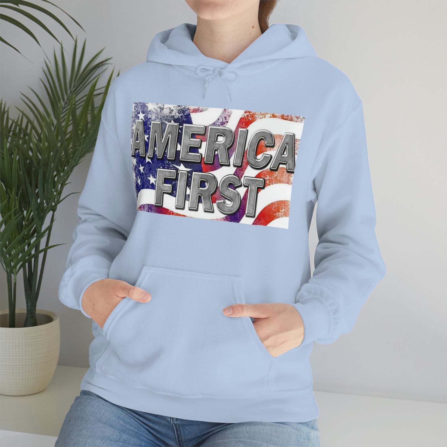America First Unisex Heavy Blend™ Hooded Sweatshirt