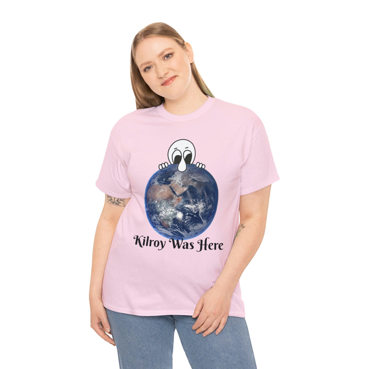 Kilroy Was Here Unisex Heavy Cotton Tee