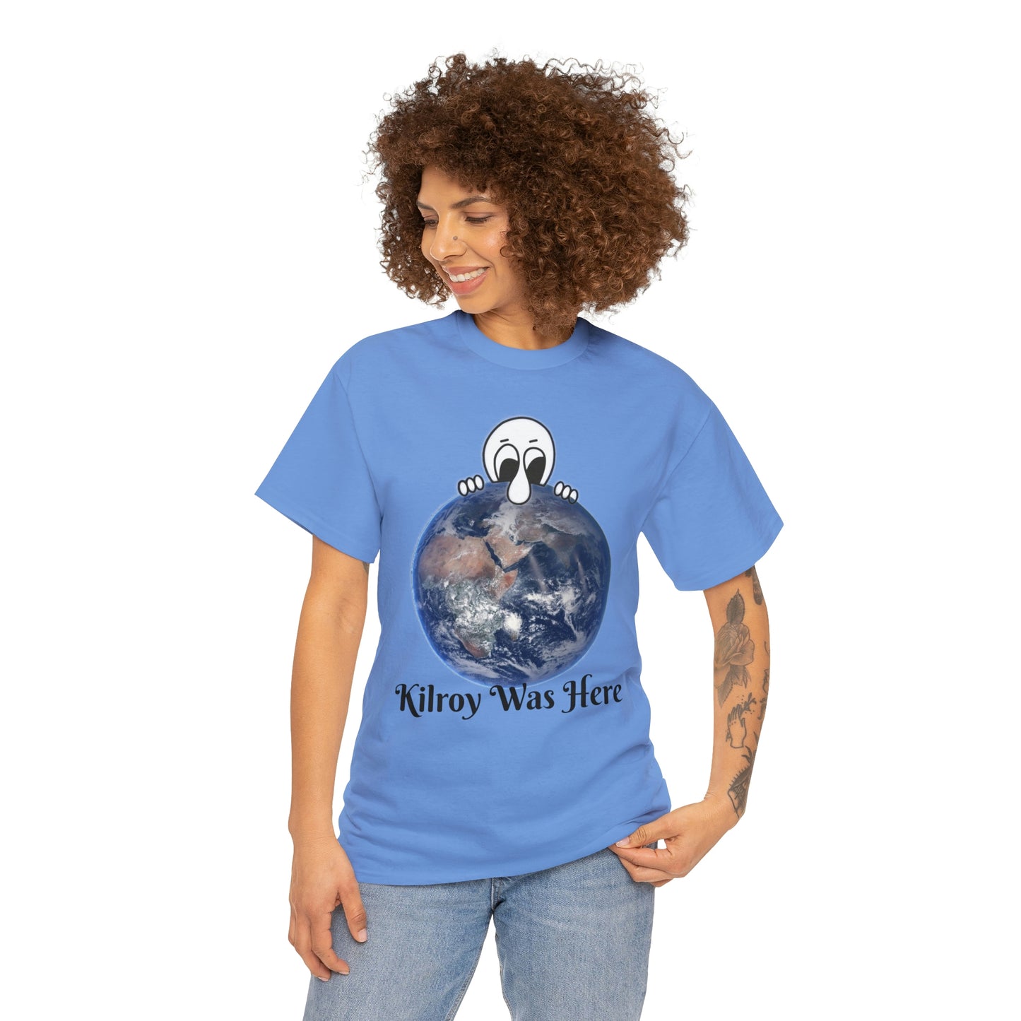 Kilroy Was Here Unisex Heavy Cotton Tee