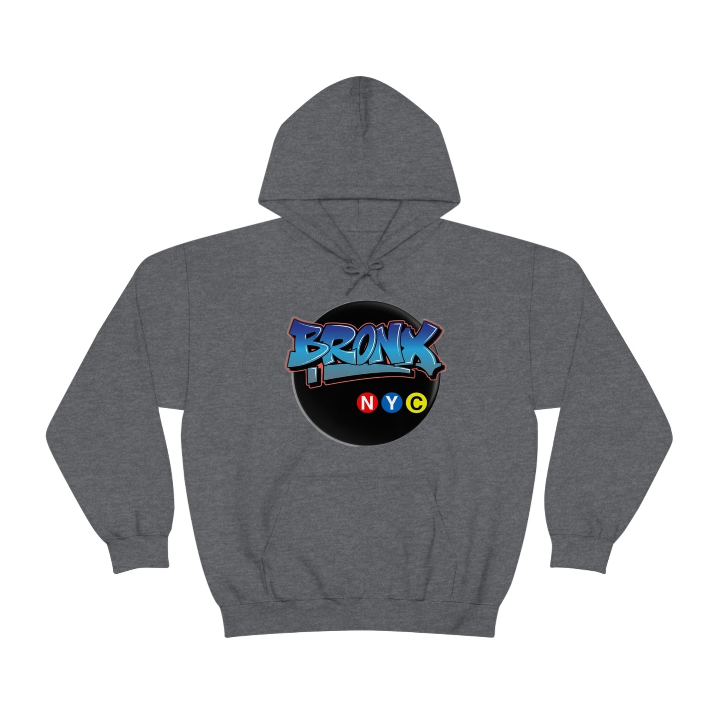 Bronx Graffiti Style Unisex Heavy Blend Hooded Sweatshirt
