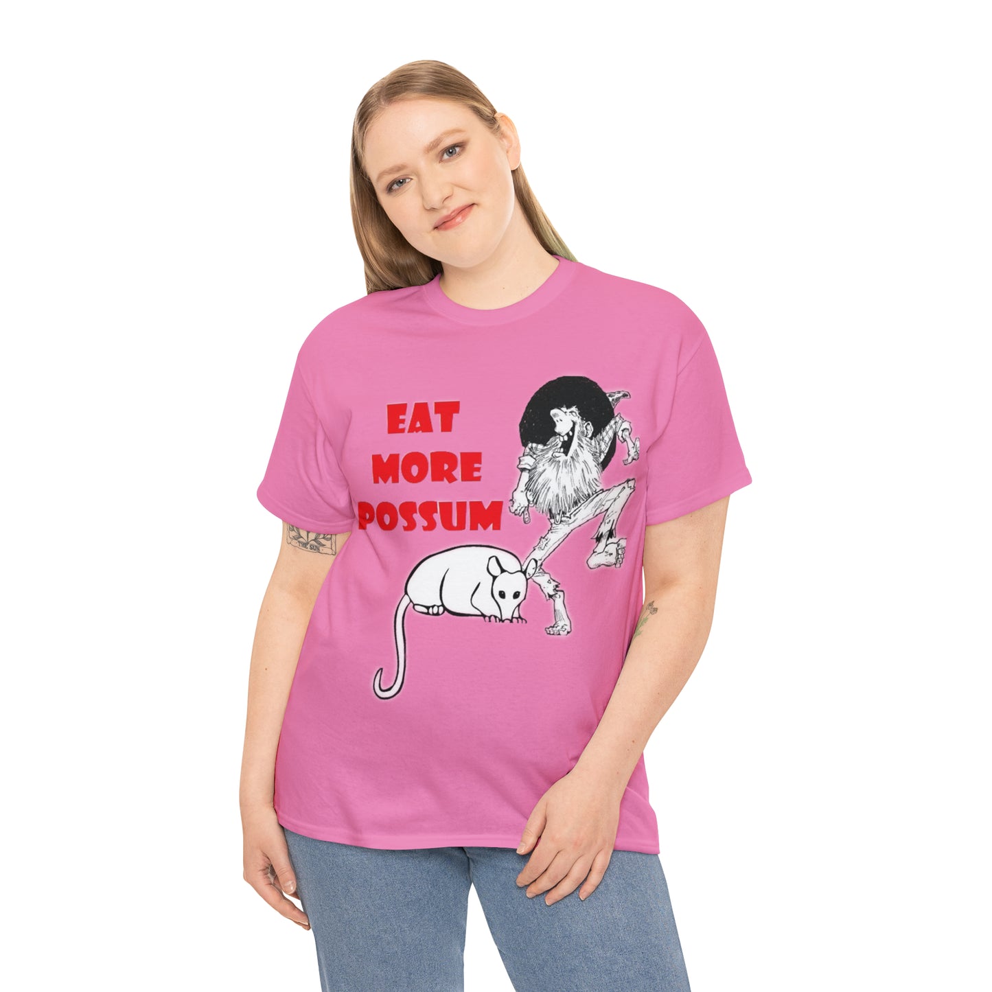 Eat More Possum Unisex Heavy Cotton Tee