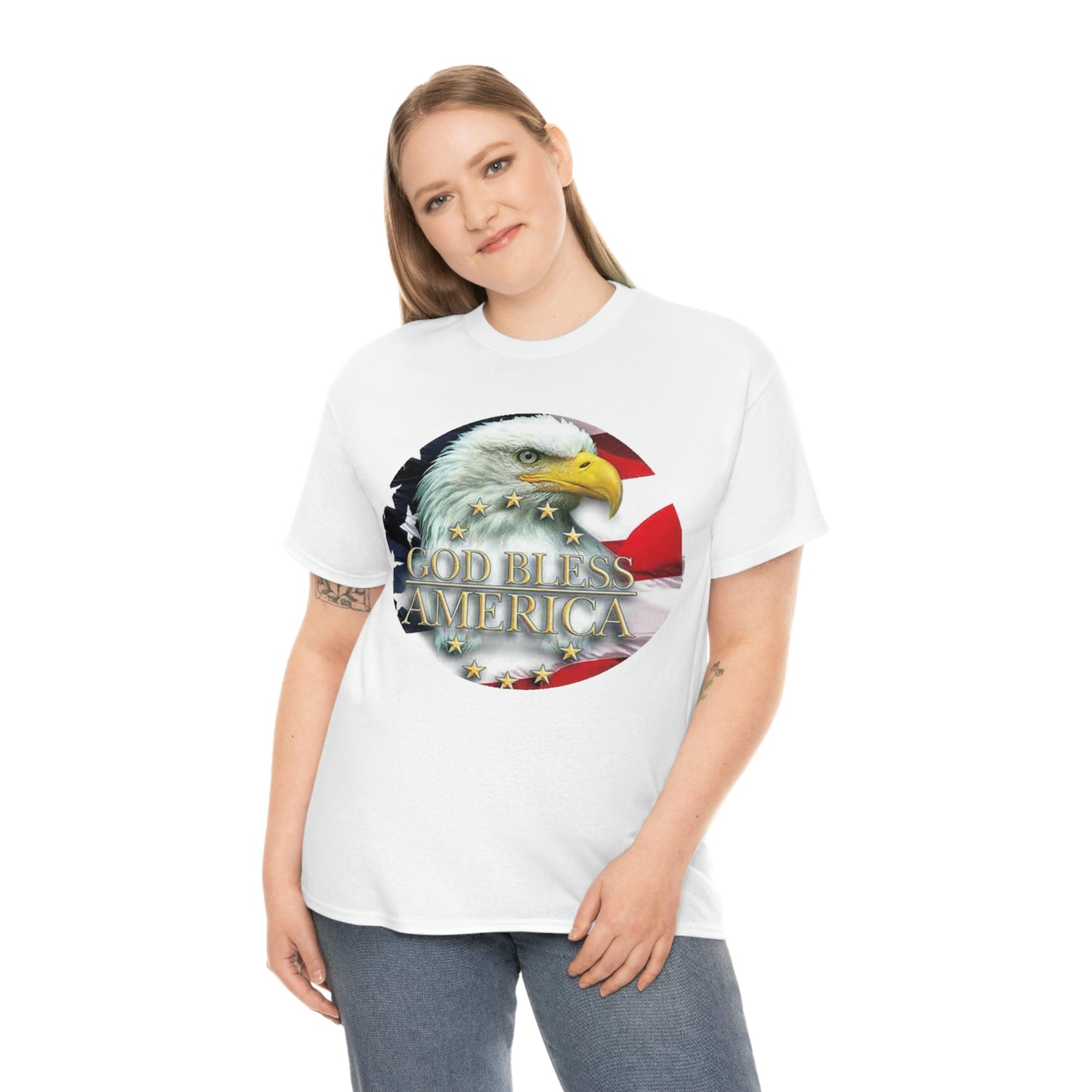 God Bless America Unisex Heavy Cotton Tee