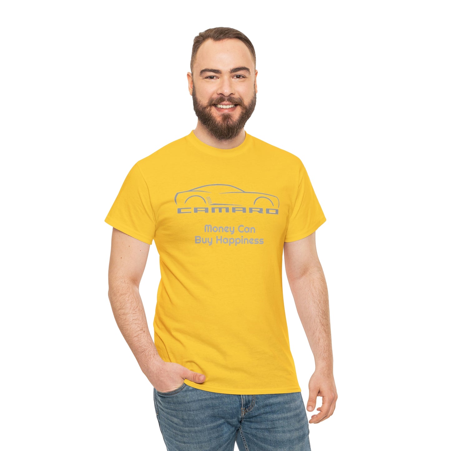 Camaro Money Can Buy Happiness Unisex Heavy Cotton Tee