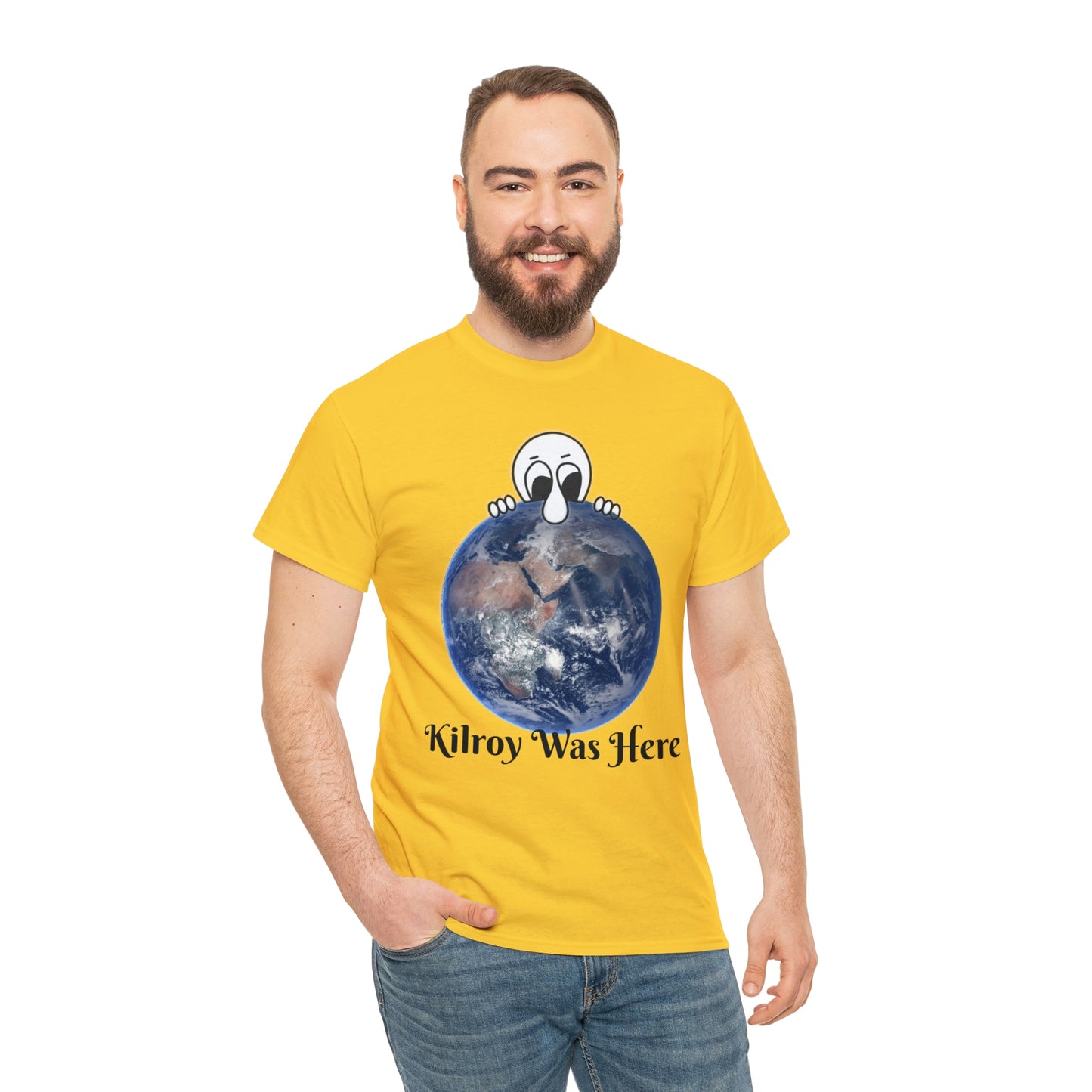 Kilroy Was Here Unisex Heavy Cotton Tee