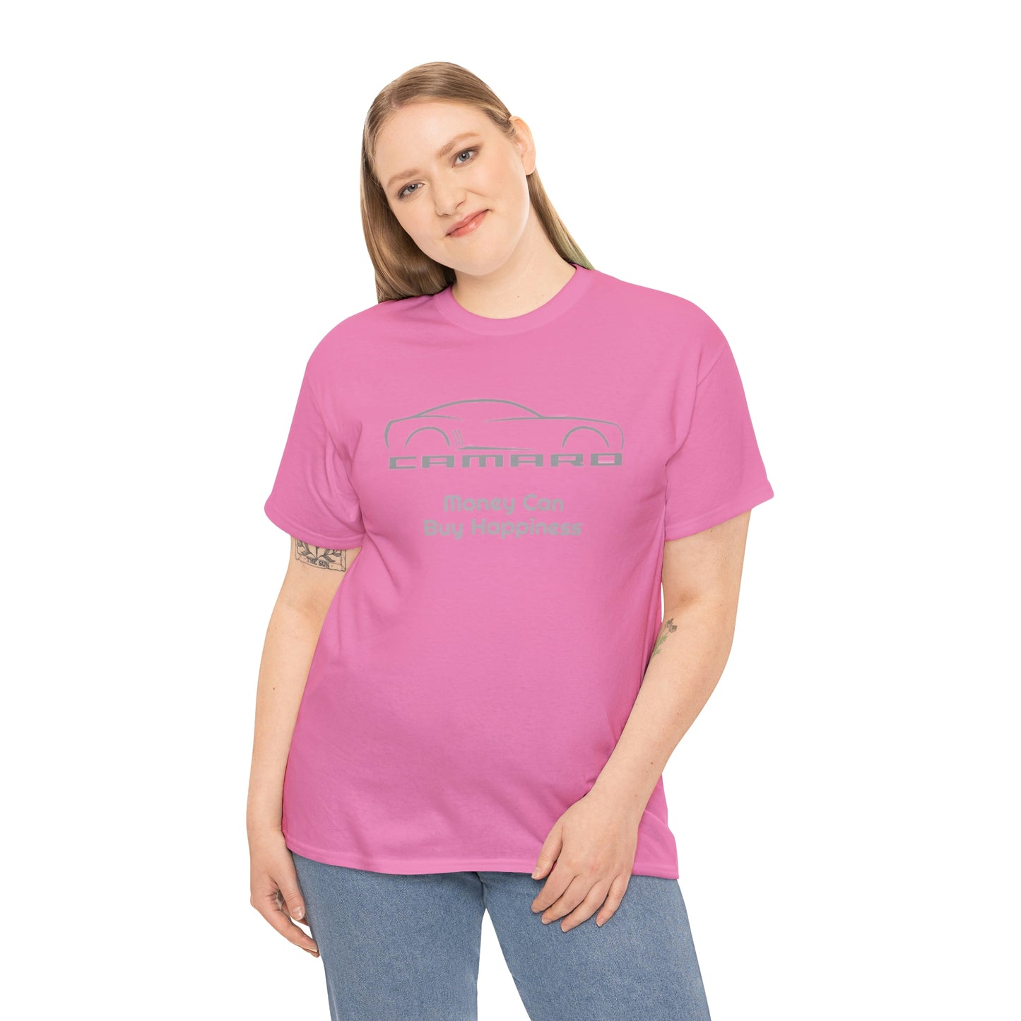 Camaro Money Can Buy Happiness Unisex Heavy Cotton Tee