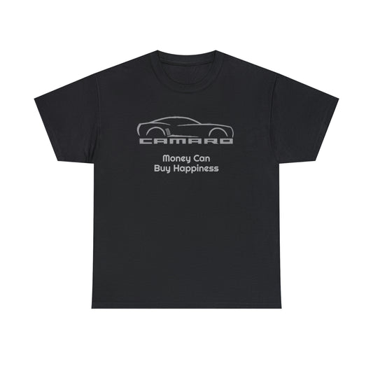Camaro Money Can Buy Happiness Unisex Heavy Cotton Tee