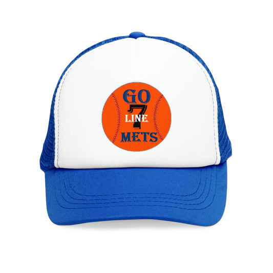 Go Mets - 7 Line Mesh Cap