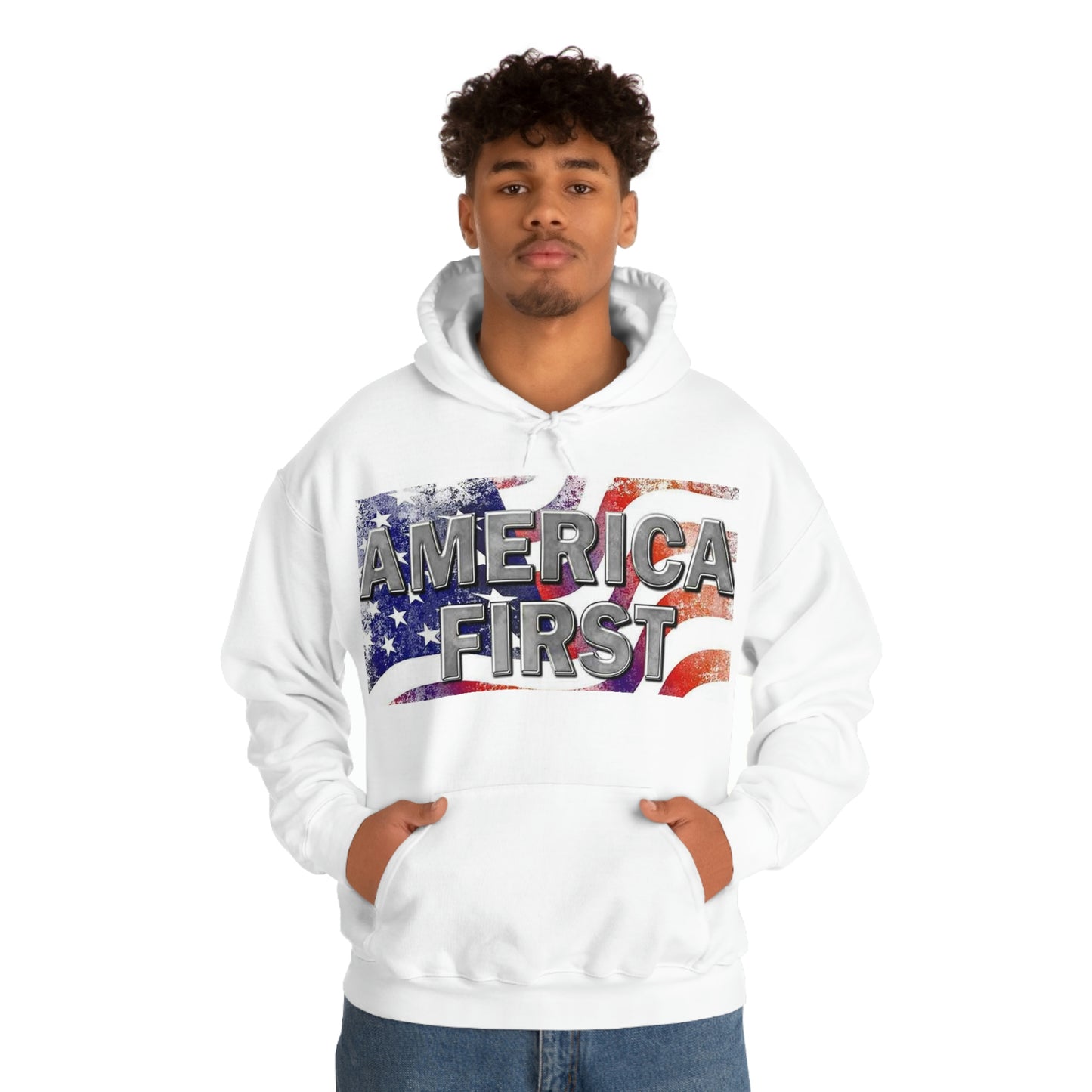 America First Unisex Heavy Blend™ Hooded Sweatshirt