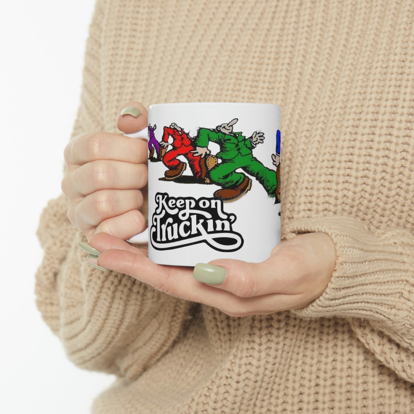 Keep On Trucking Ceramic Mug 11oz