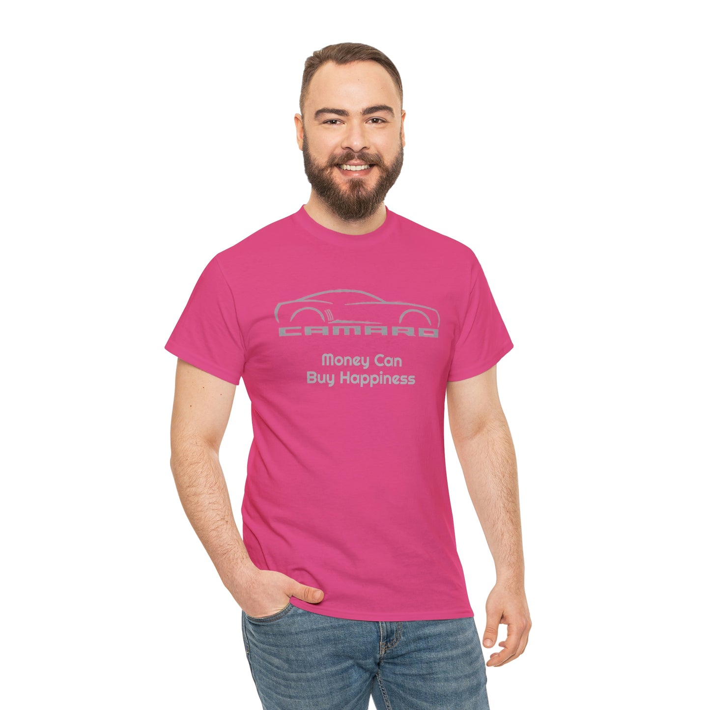 Camaro Money Can Buy Happiness Unisex Heavy Cotton Tee