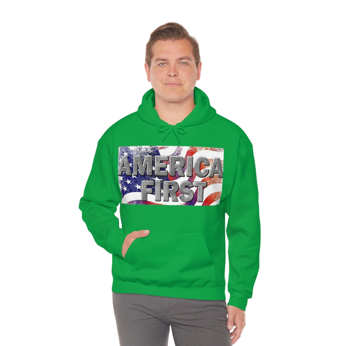 America First Unisex Heavy Blend™ Hooded Sweatshirt