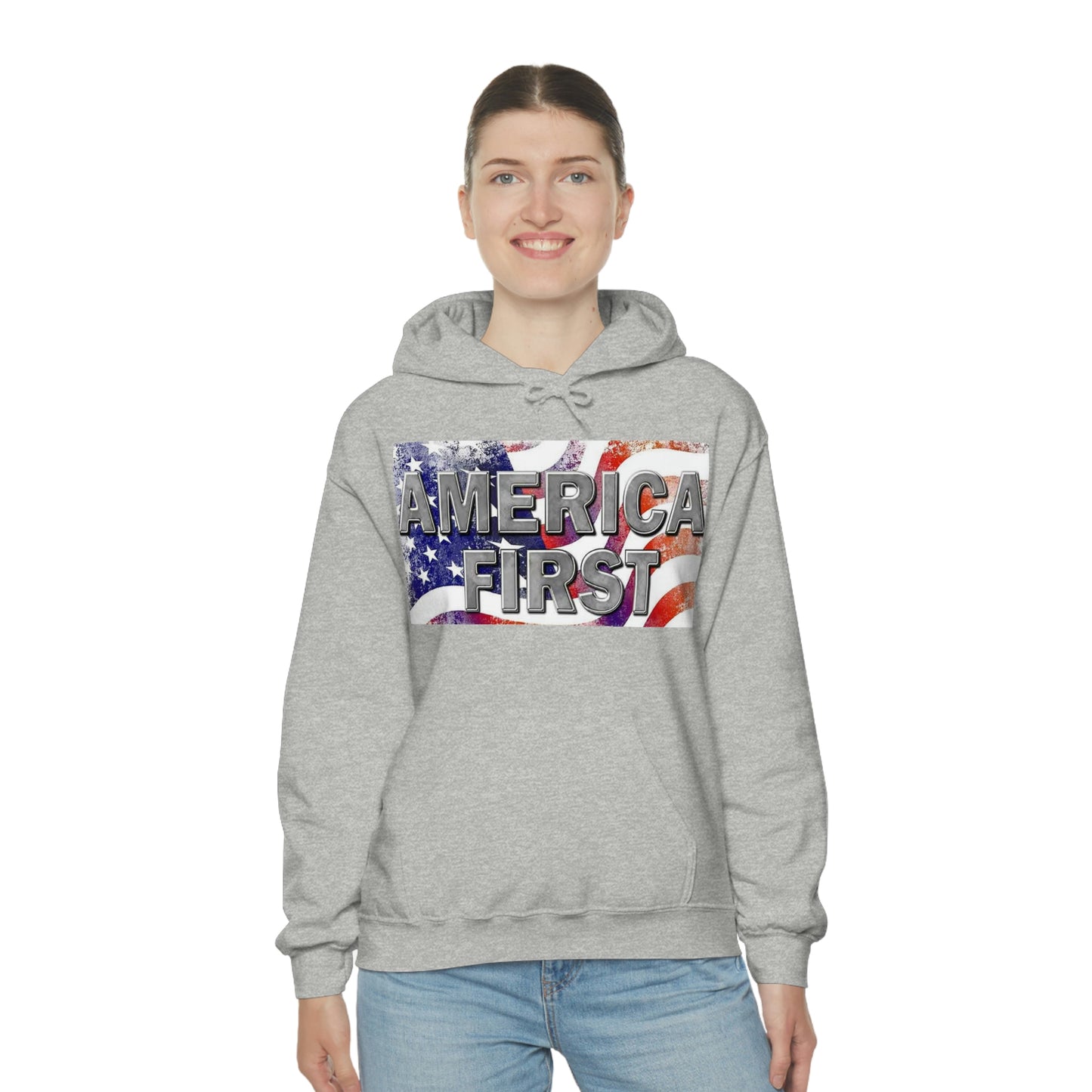 America First Unisex Heavy Blend™ Hooded Sweatshirt