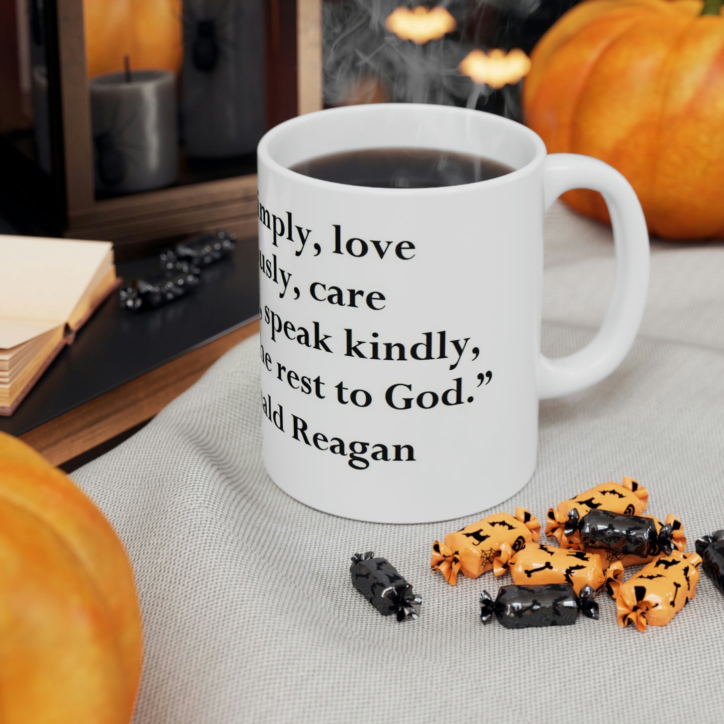 Ronald Reagan Collection Live simply, love generously Ceramic Mug 11oz