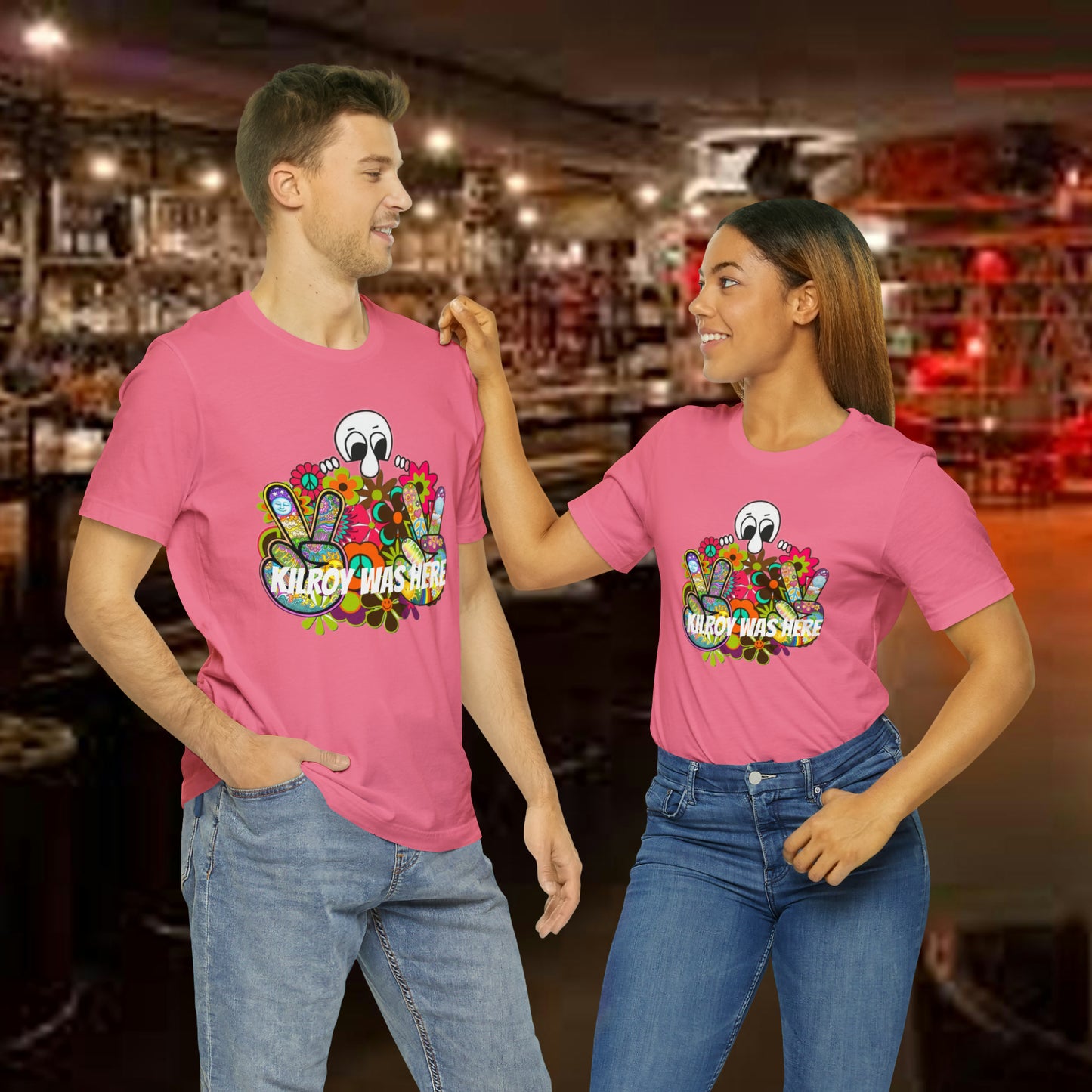 Kilroy Was Here Unisex Jersey Short Sleeve Tee Shirt