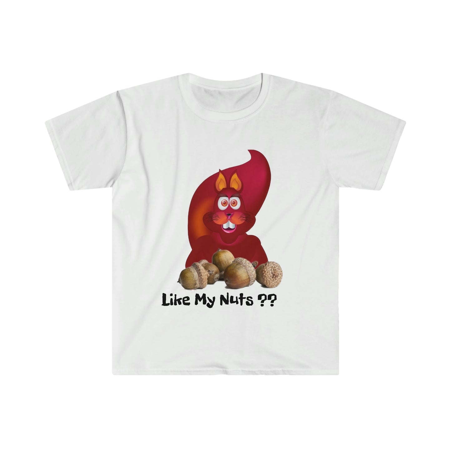 Humorous Unisex Softstyle White T-Shirt