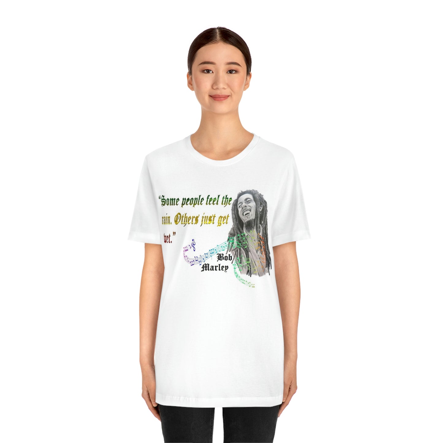 Bob Marley Feel The Rain Unisex Jersey Short Sleeve Tee