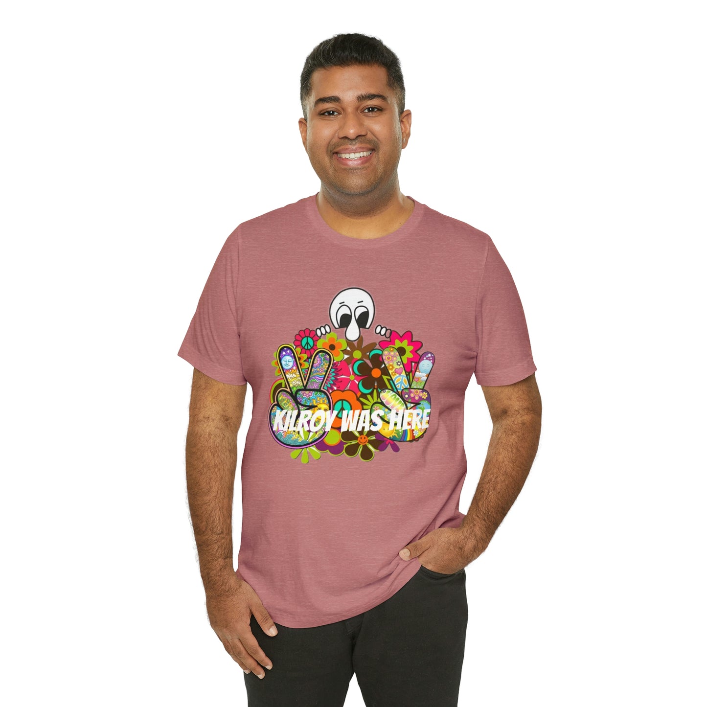 Kilroy Was Here Unisex Jersey Short Sleeve Tee Shirt