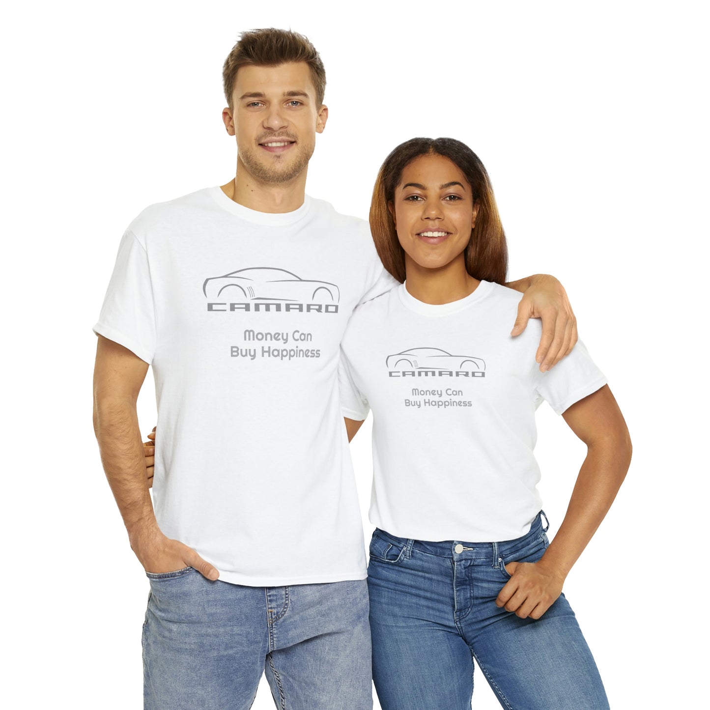 Camaro Money Can Buy Happiness Unisex Heavy Cotton Tee