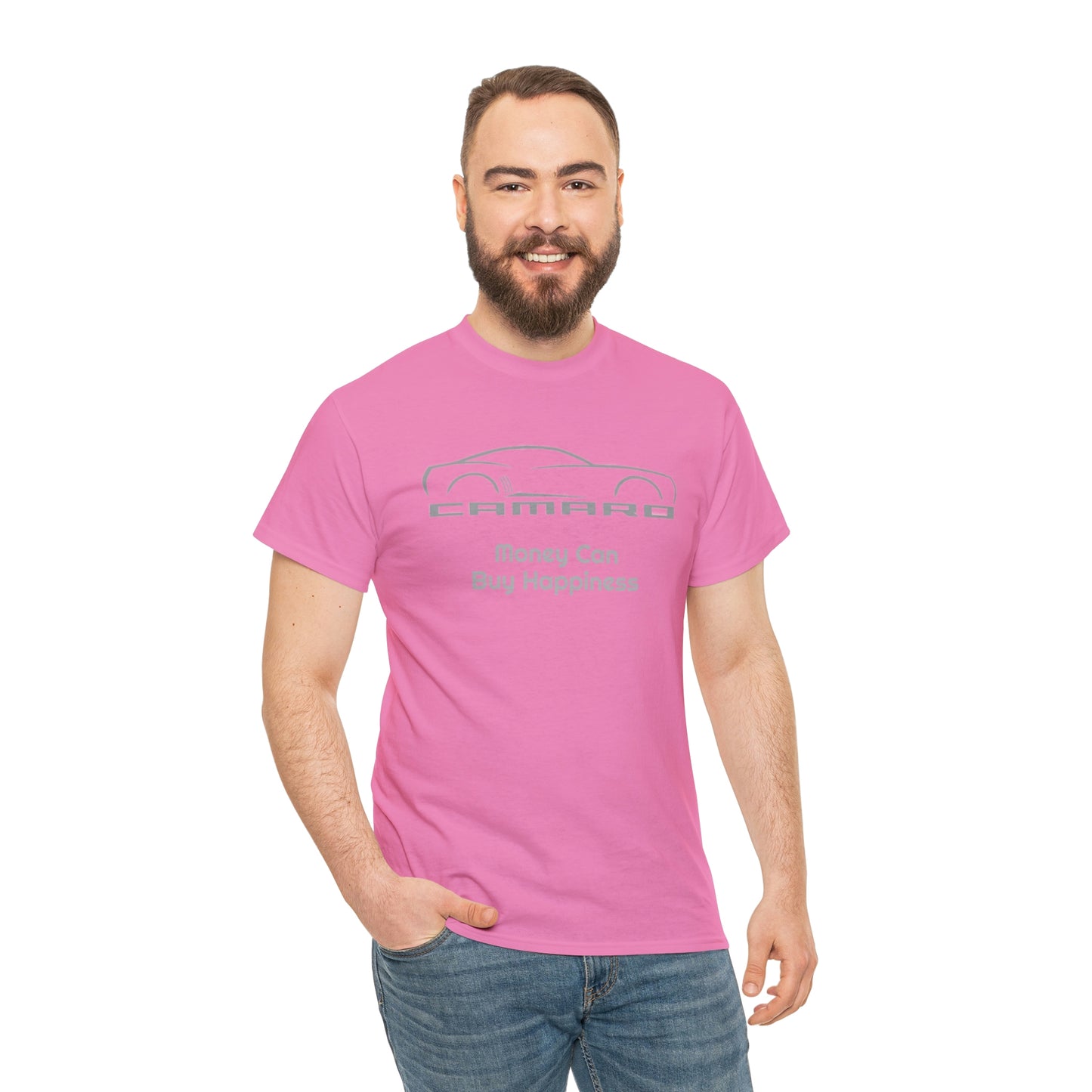 Camaro Money Can Buy Happiness Unisex Heavy Cotton Tee