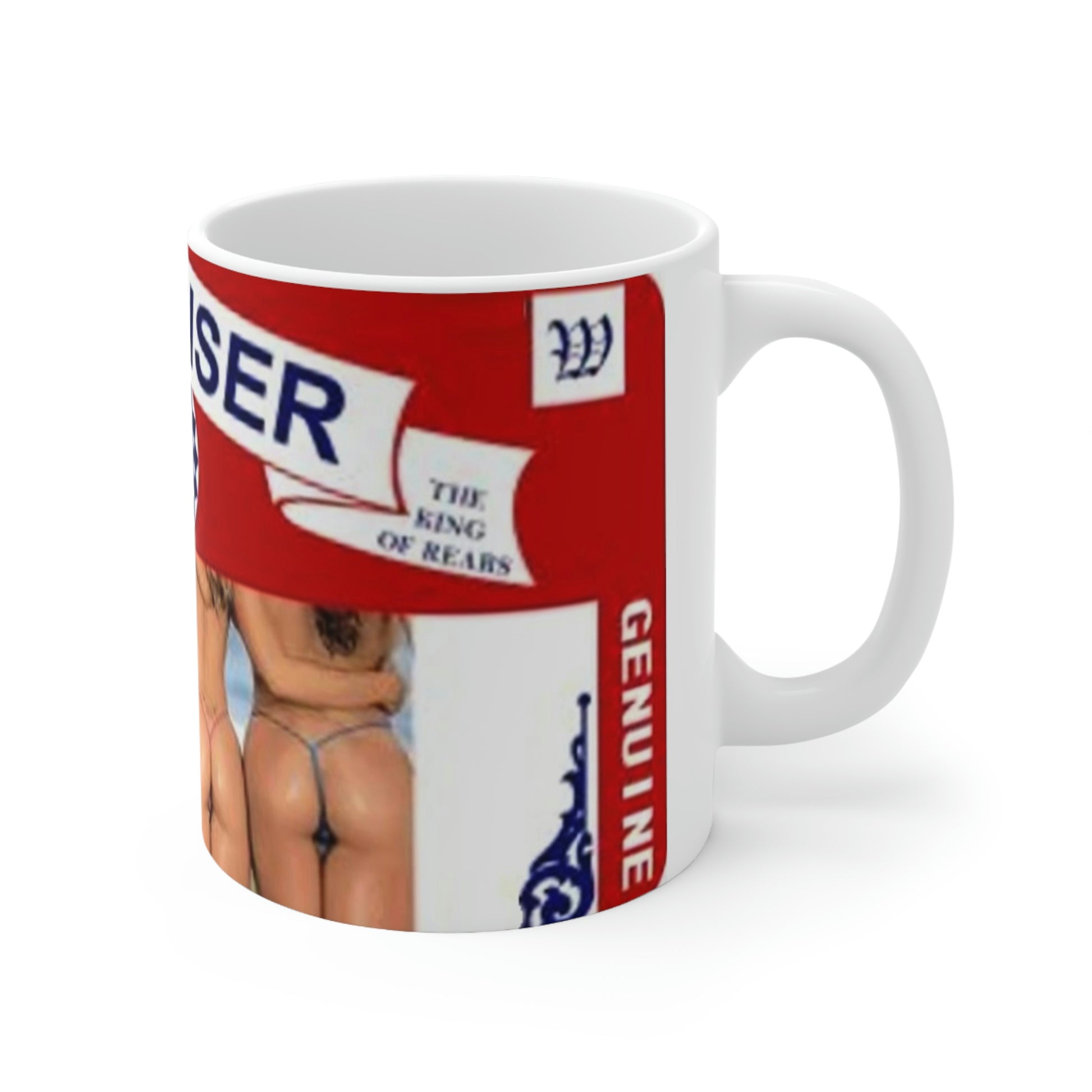 Right Side Buttwiser Ceramic Mug 11oz