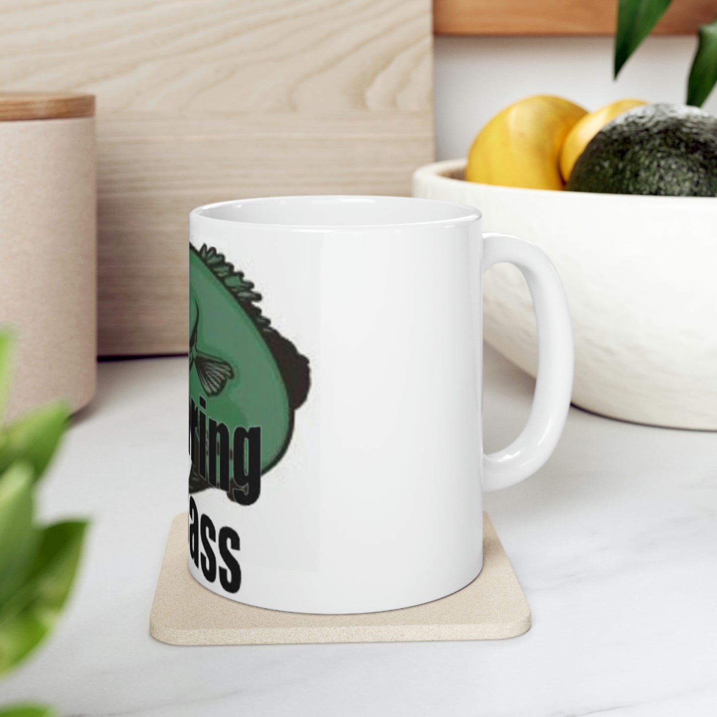 Stop Staring At My Bass Ceramic Mug 11oz