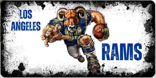 Los Angeles Rams Premium License Plate