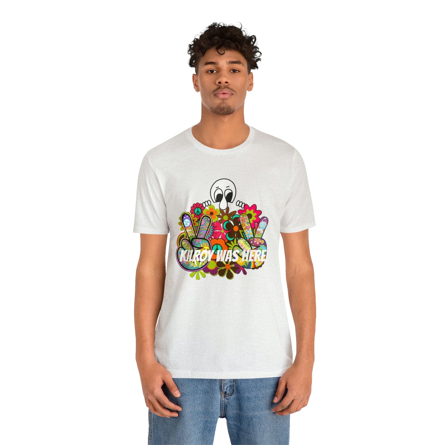 Kilroy Was Here Unisex Jersey Short Sleeve Tee Shirt