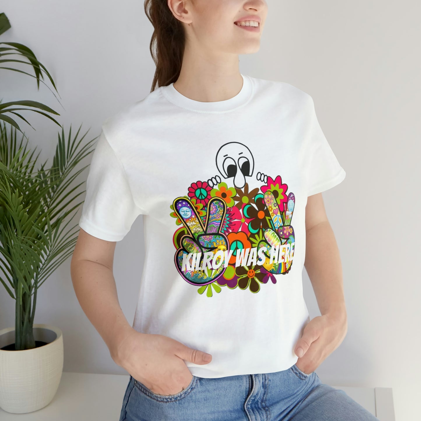 Kilroy Was Here Unisex Jersey Short Sleeve Tee Shirt