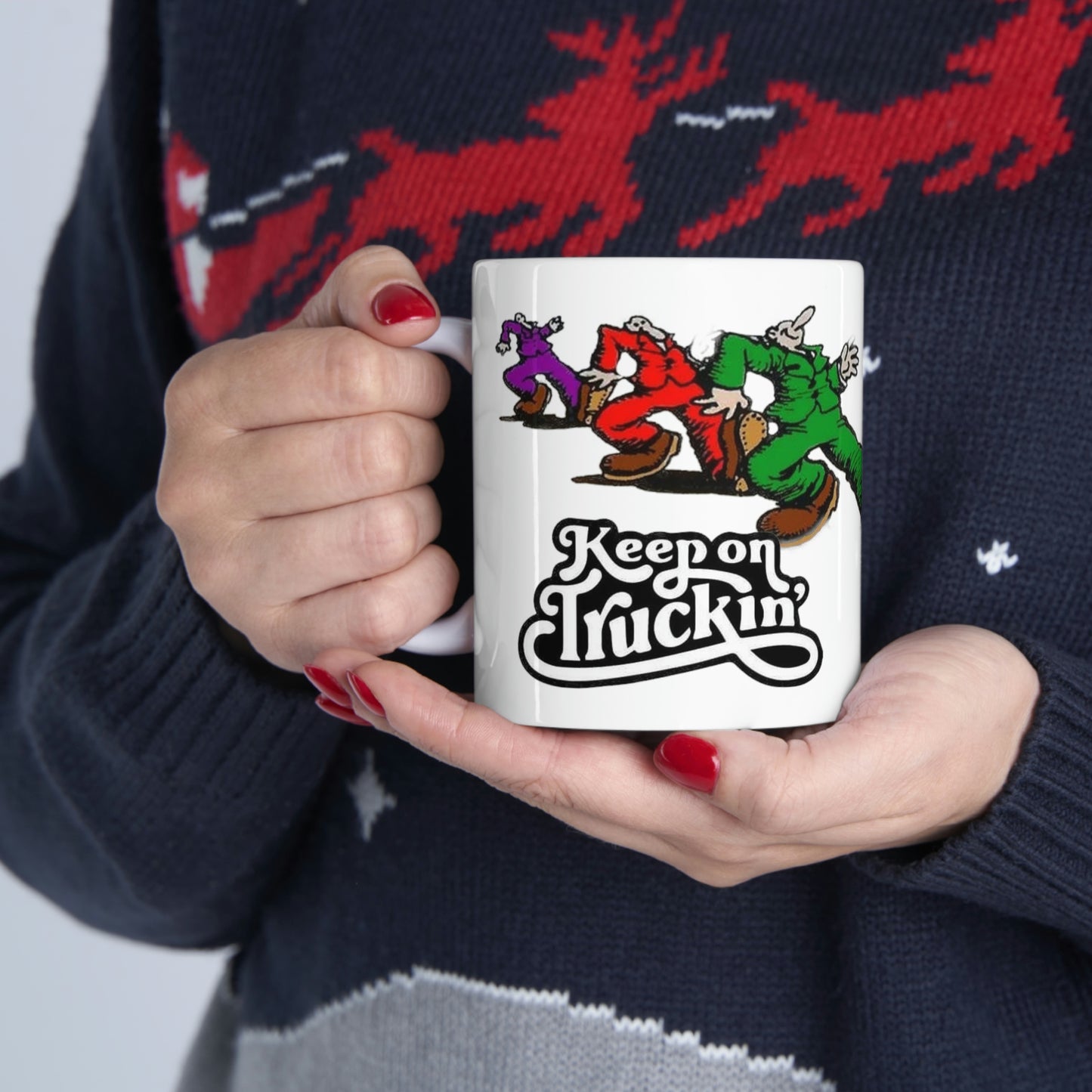 Keep On Trucking Ceramic Mug 11oz