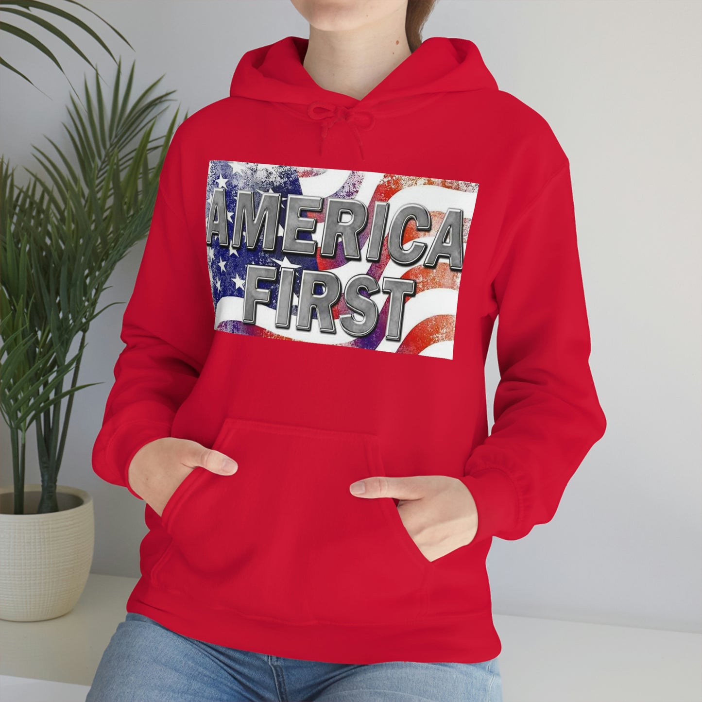 America First Unisex Heavy Blend™ Hooded Sweatshirt