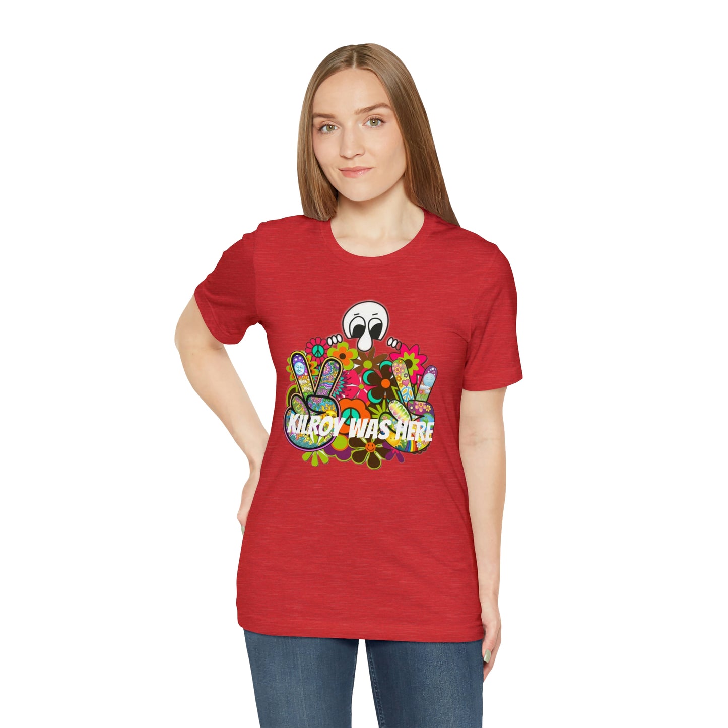 Kilroy Was Here Unisex Jersey Short Sleeve Tee Shirt
