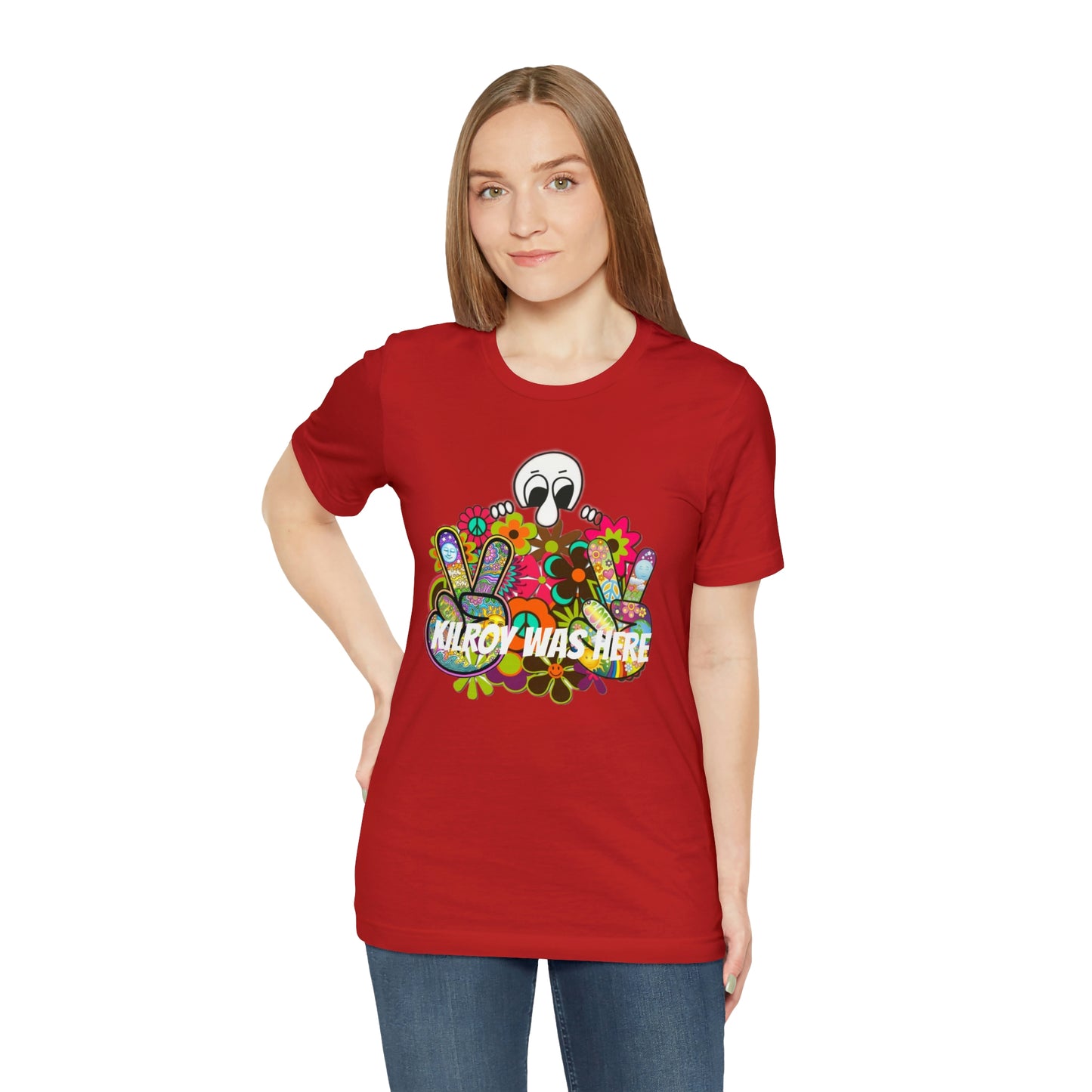 Kilroy Was Here Unisex Jersey Short Sleeve Tee Shirt