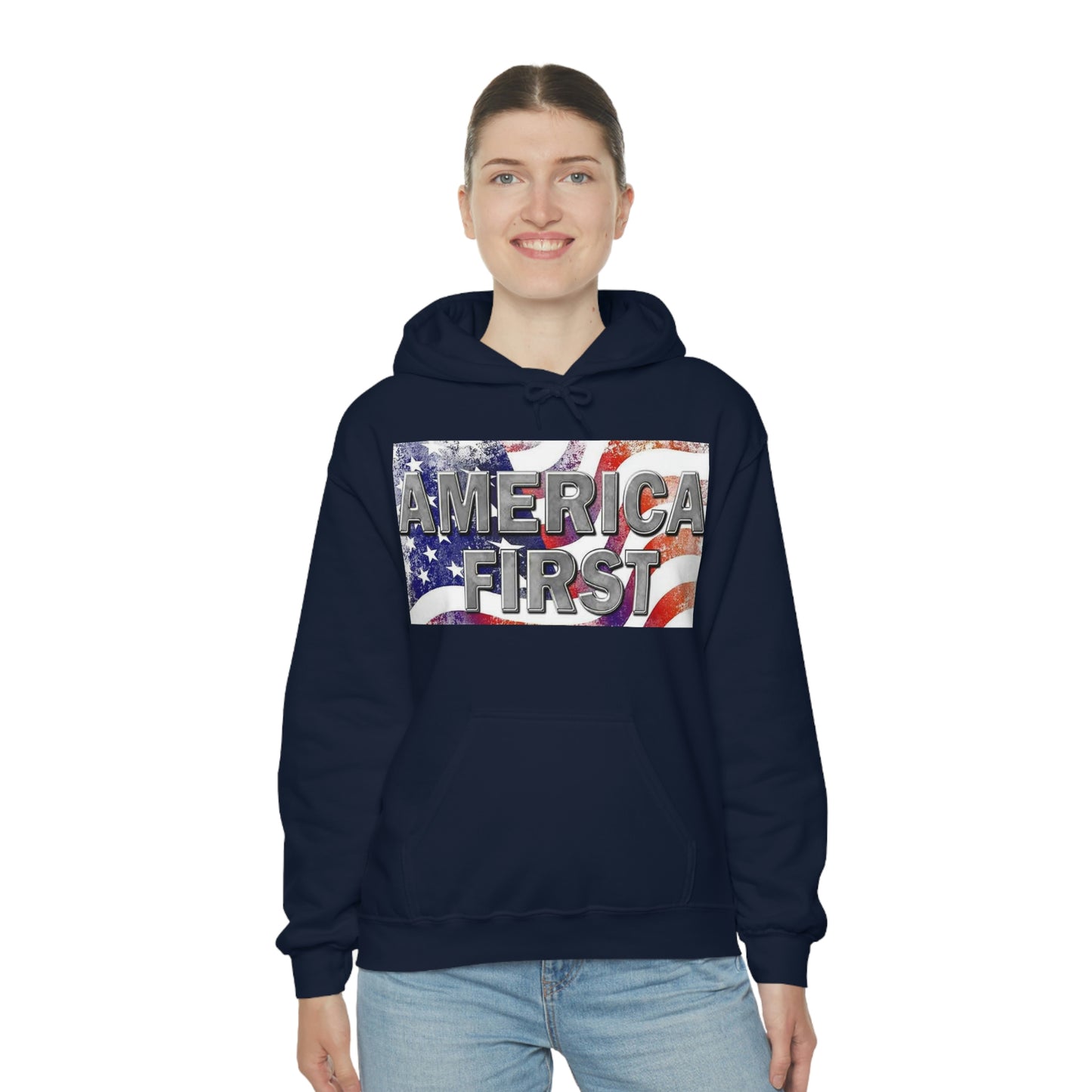 America First Unisex Heavy Blend™ Hooded Sweatshirt