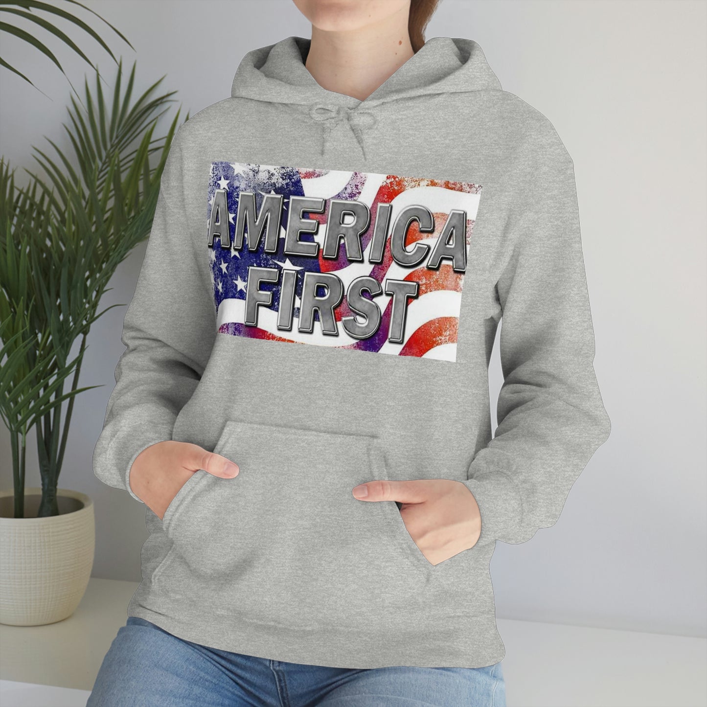 America First Unisex Heavy Blend™ Hooded Sweatshirt